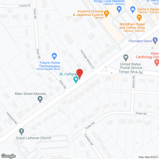 Mendham Area Senior Housing in google map