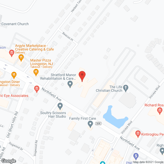 The Stratford Manor in West Orange in google map