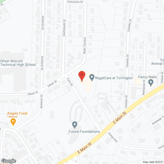 Paradigm Healthcare Center of Torrington in google map