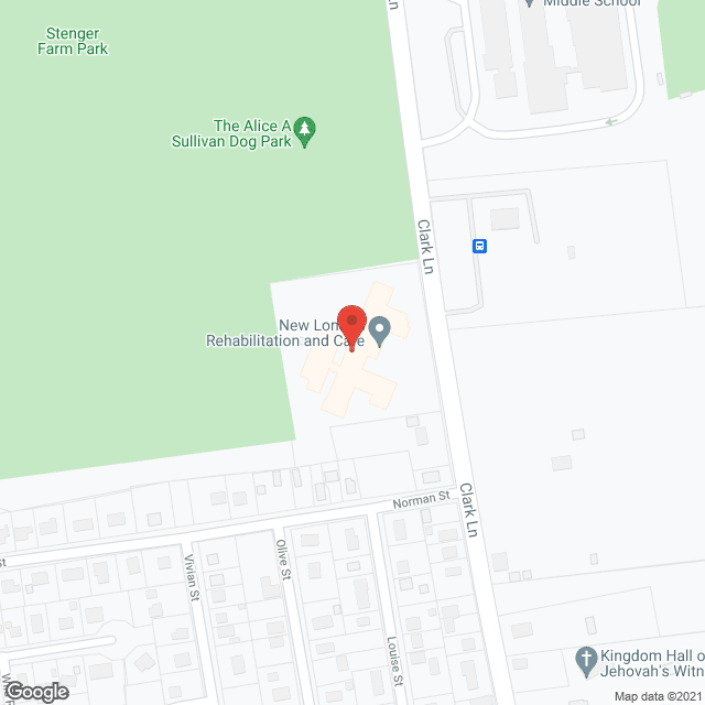 New London Rehab & Care Ctr in google map