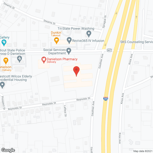 Davis Place in google map