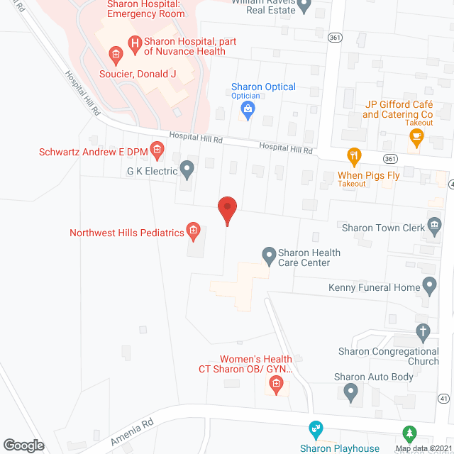 Sharon Health Care Ctr in google map