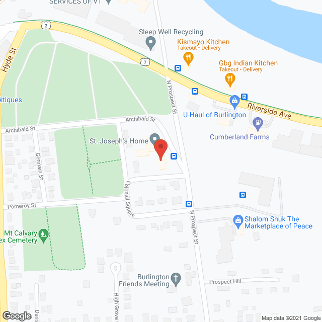 St Joseph Home For the Aged in google map