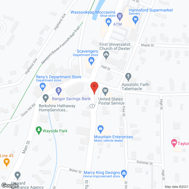 Dexter Health Care in google map