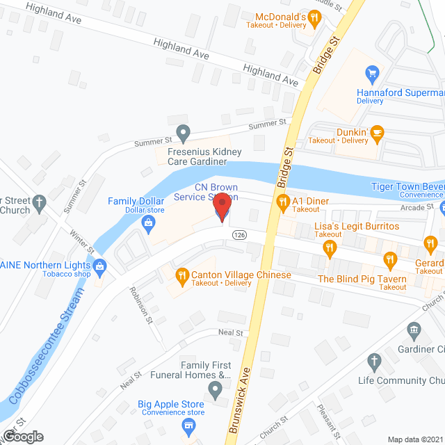Robinson's Health Care Fclty in google map