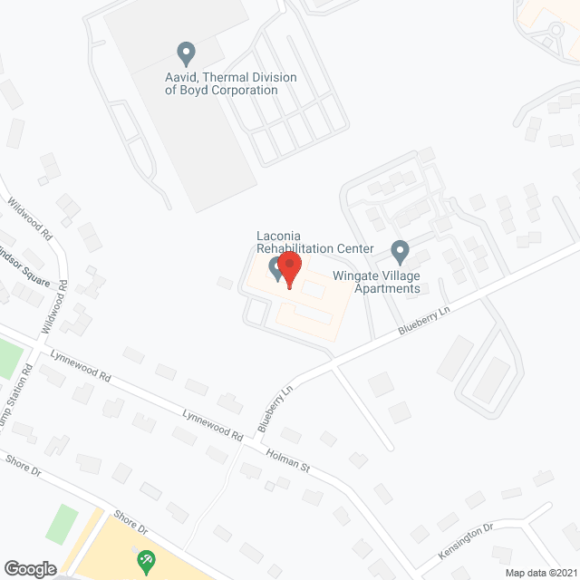 Laconia Center in google map