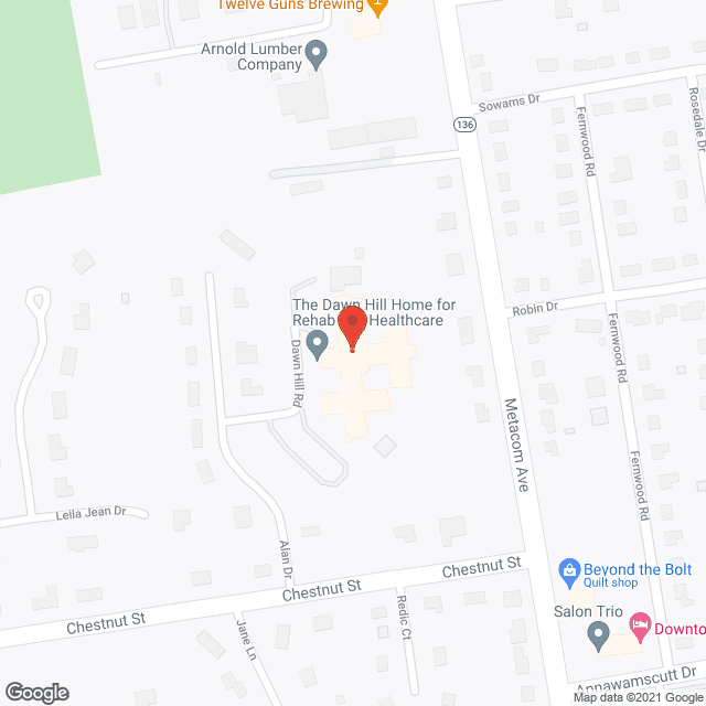 Metacom Manor Health Ctr in google map