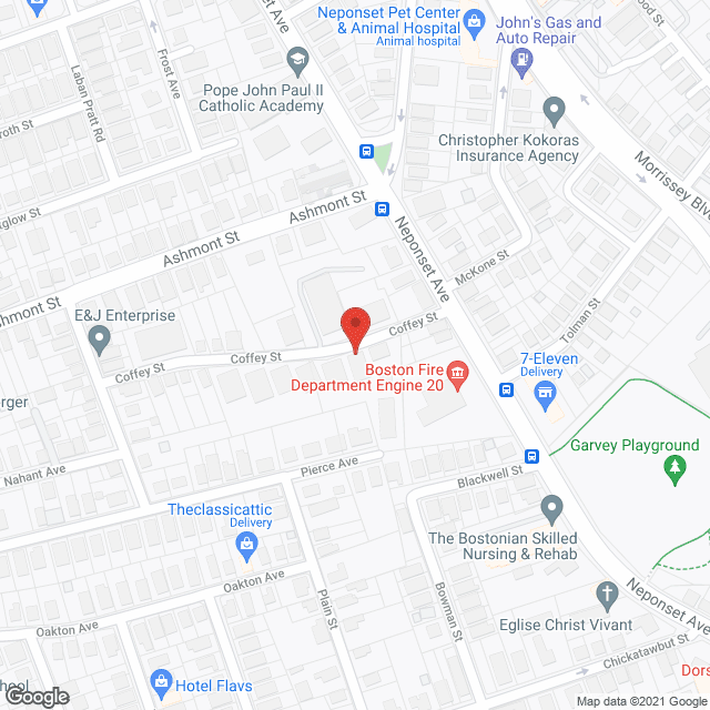 Neponset Circle in google map