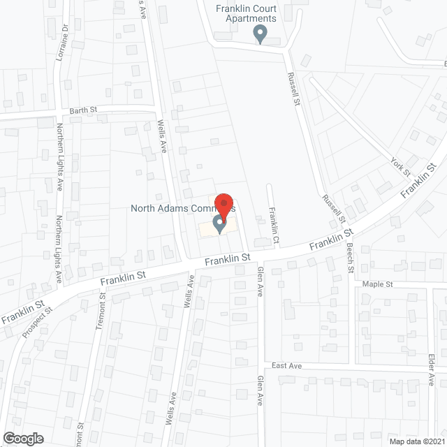 North Adams Commons Nursing and Rehabilitation Center in google map