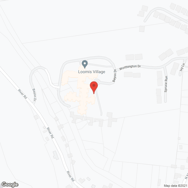 Loomis Village in google map