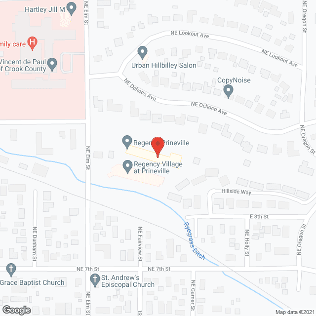 Regency Prineville Rehabilitation and Nursing Center in google map