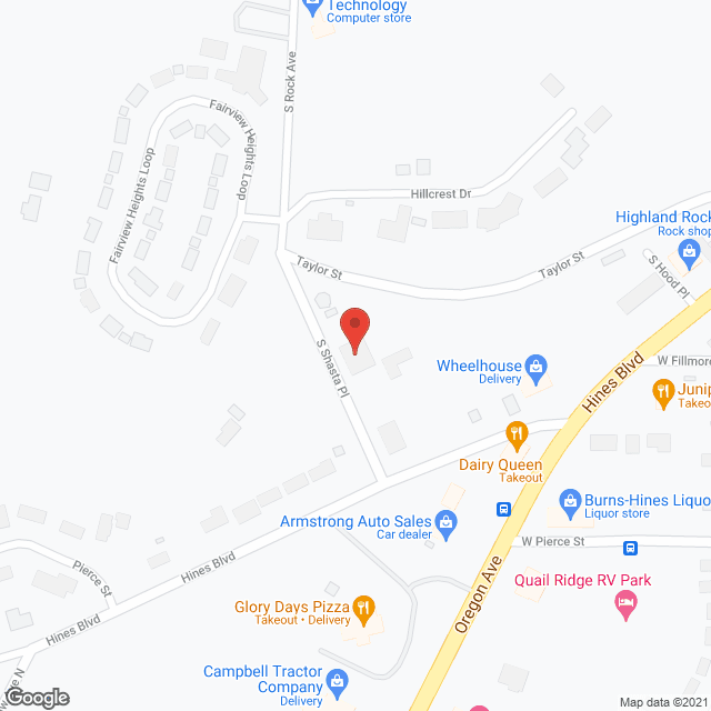 Ashley Manor - Shasta in google map