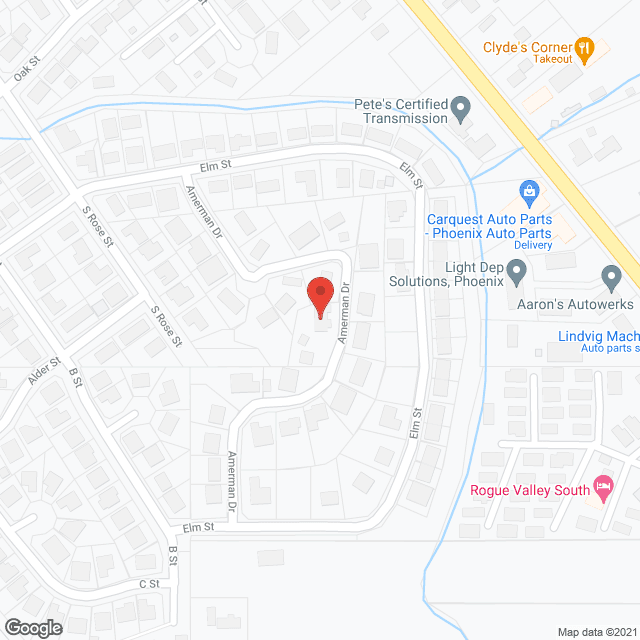 Oakcrest Residential Care in google map