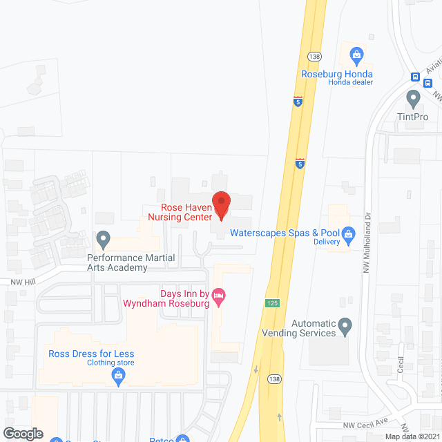 Rose Haven Nursing Ctr in google map