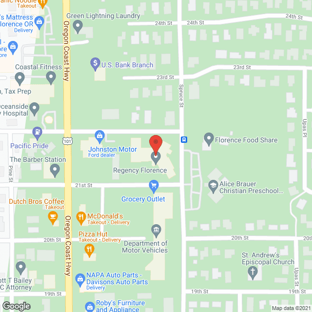 Regency Florence in google map