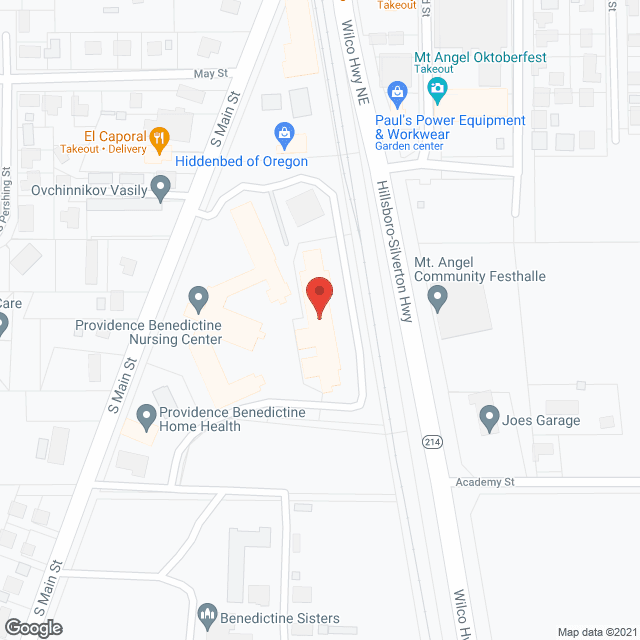Providence Benedictine Center in google map
