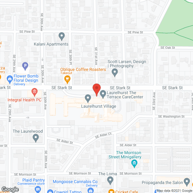 Laurelhurst Village in google map