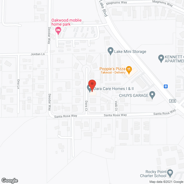 Dara Care Homes I and II in google map