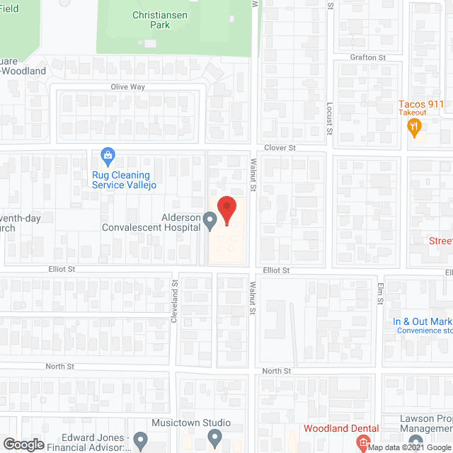 Alderson Convalescent Hospital in google map