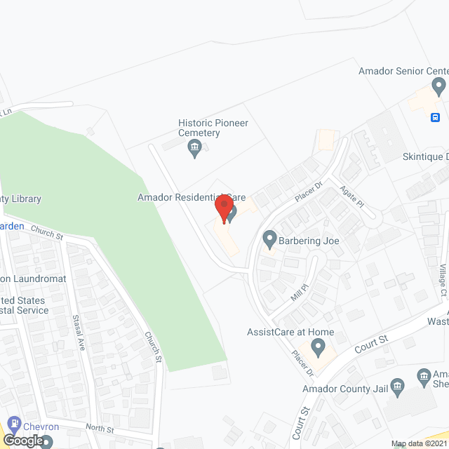 Amador Residential Care in google map