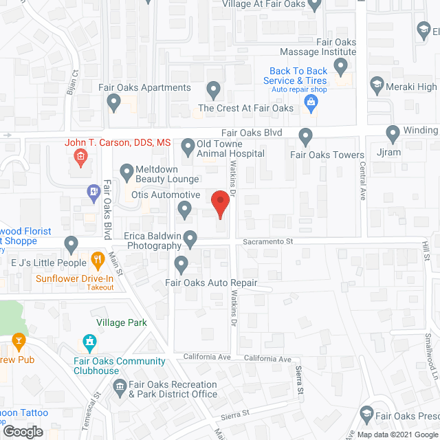 Sterling Suites in google map