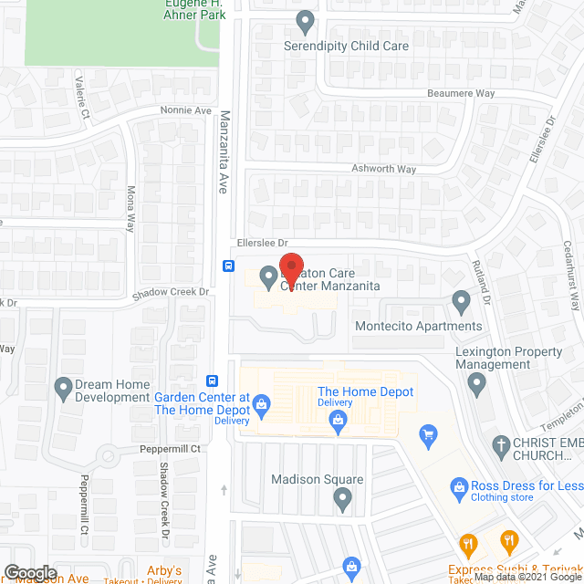 Manzanita Healthcare in google map