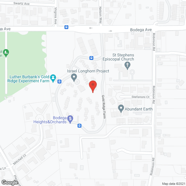 Burbank Heights Apartments in google map
