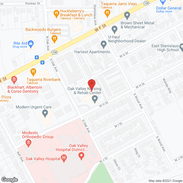 Oak Valley Care Ctr in google map