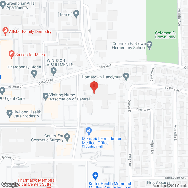 Crestwood Manor Behavioral Health - Modesto in google map