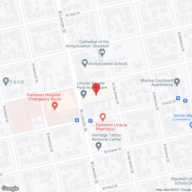 Lincoln Square Convalescent in google map