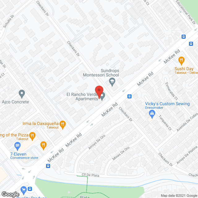 El Rancho Verde Apartments in google map