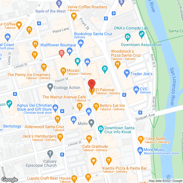Palomar Inn in google map