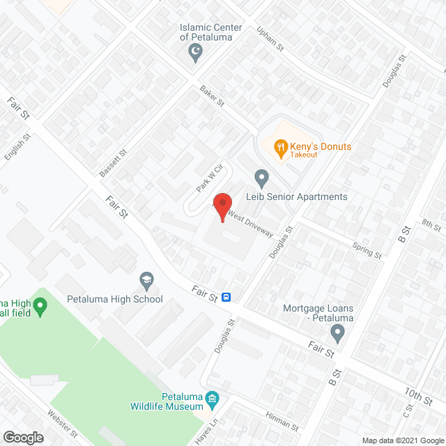 Evergreen Health & Rehab in google map