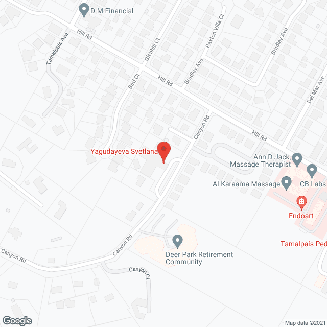 Canyon Manor in google map