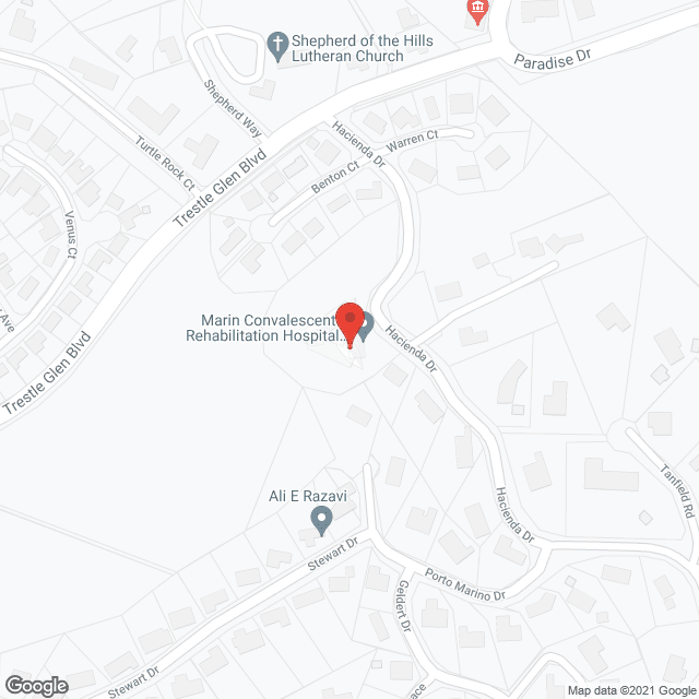 Marin Convalescent & Rehabilitation Hospital in google map