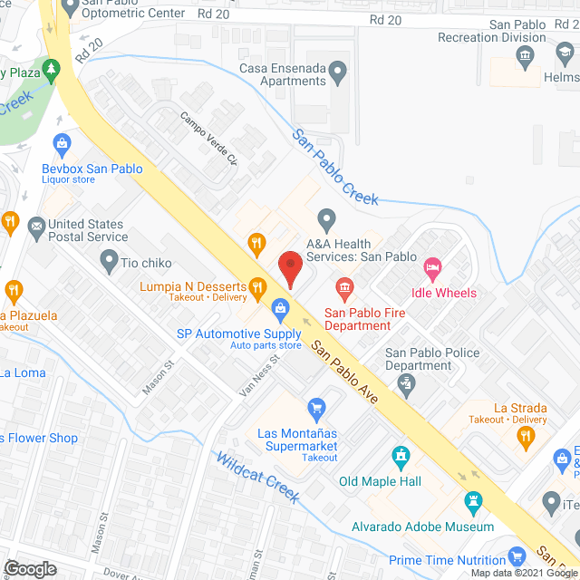 Brookdale San Pablo CLOSED in google map