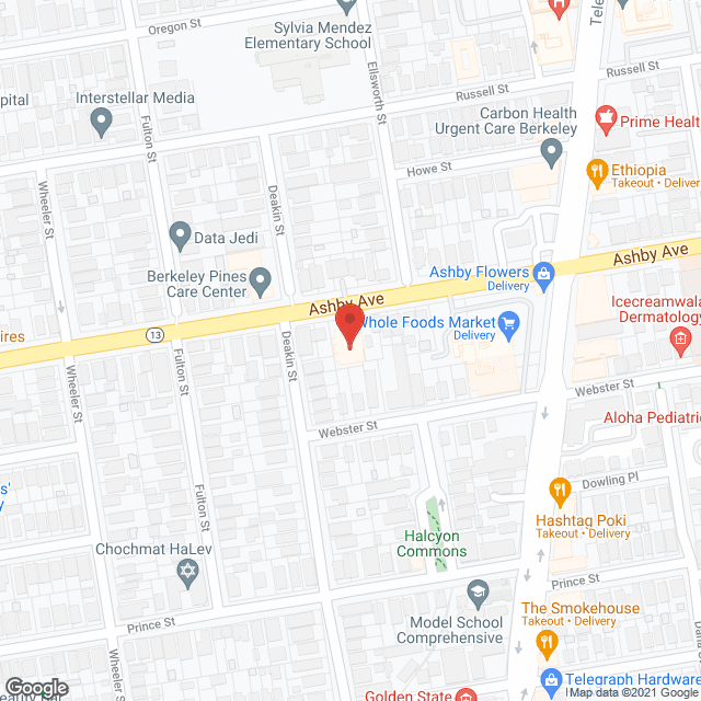 Ashby Care Ctr in google map