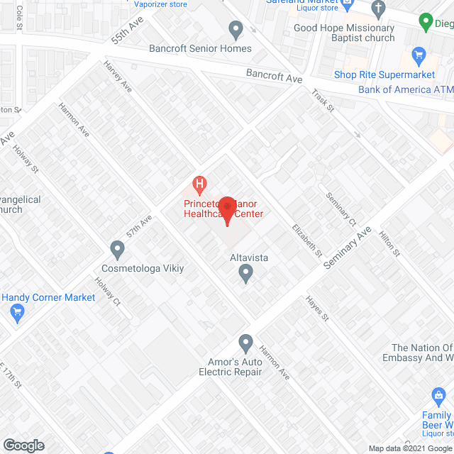 Covenant Care Nursing & Rehab in google map