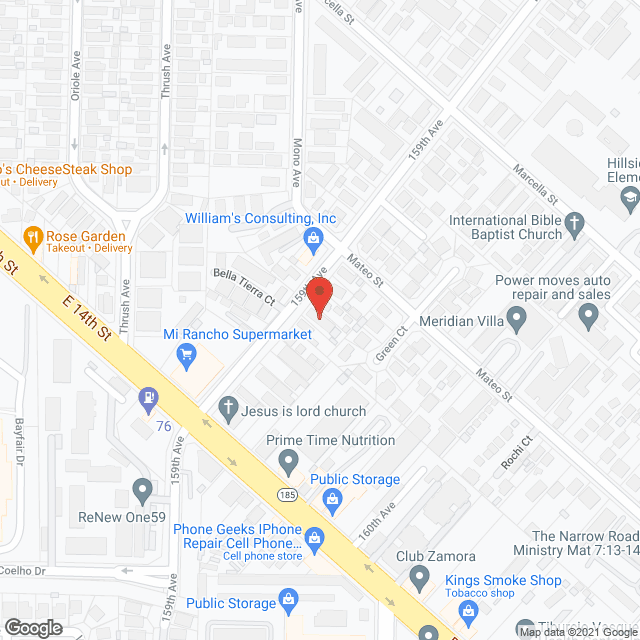 Bayfair Lodge in google map