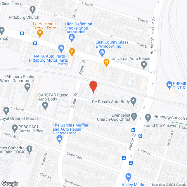 East Santa Fe Apartments in google map