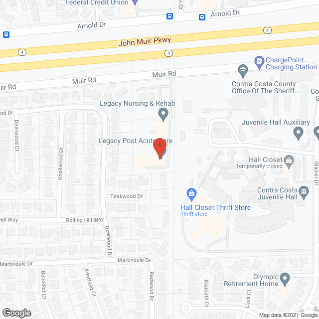 Legacy Nursing & Rehab in google map