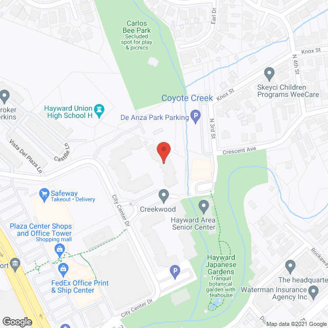 Creekwood Apartments in google map