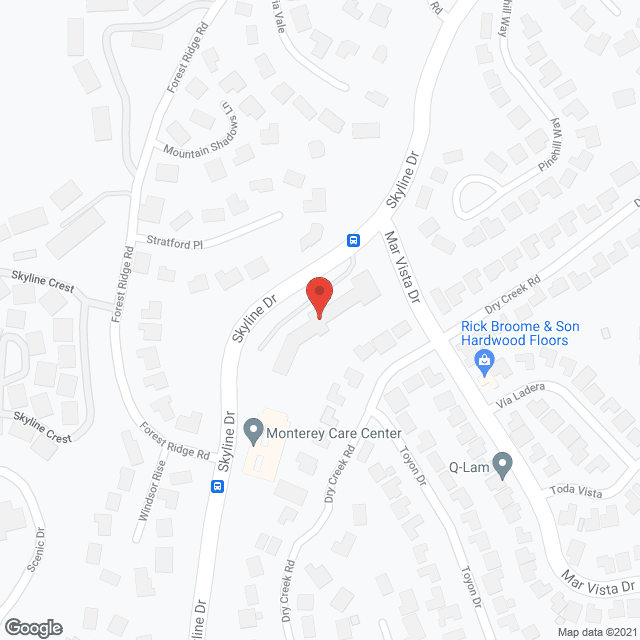 Monterey Pines Skilled Nursing in google map