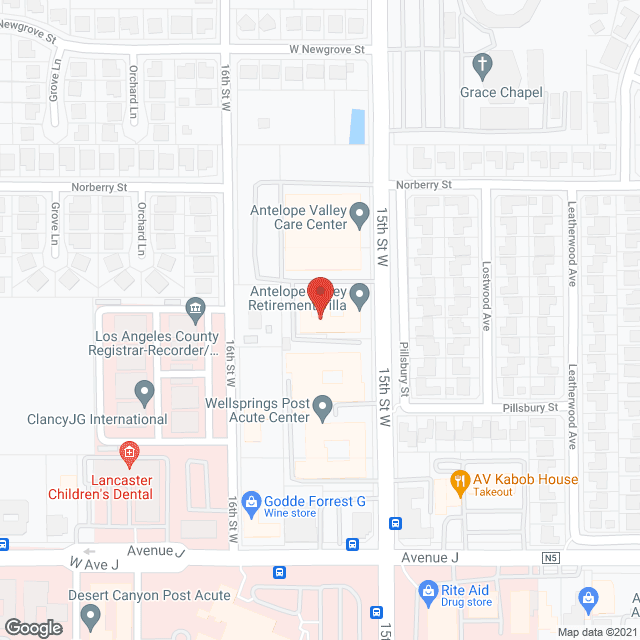 Westside Manor in google map