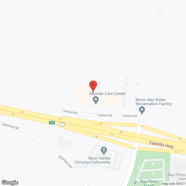 Bayside Care Center in google map