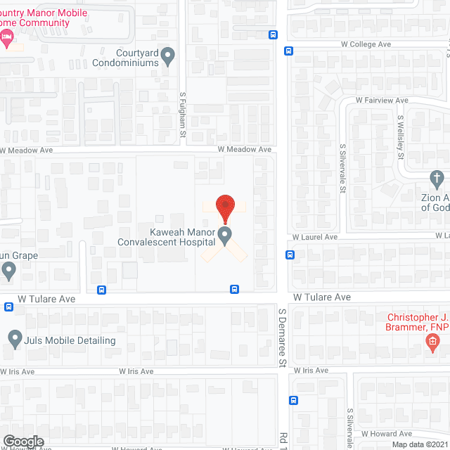 Kaweah Manor Convalescent Hosp in google map