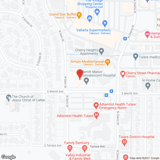Merritt Manor Convalescent in google map