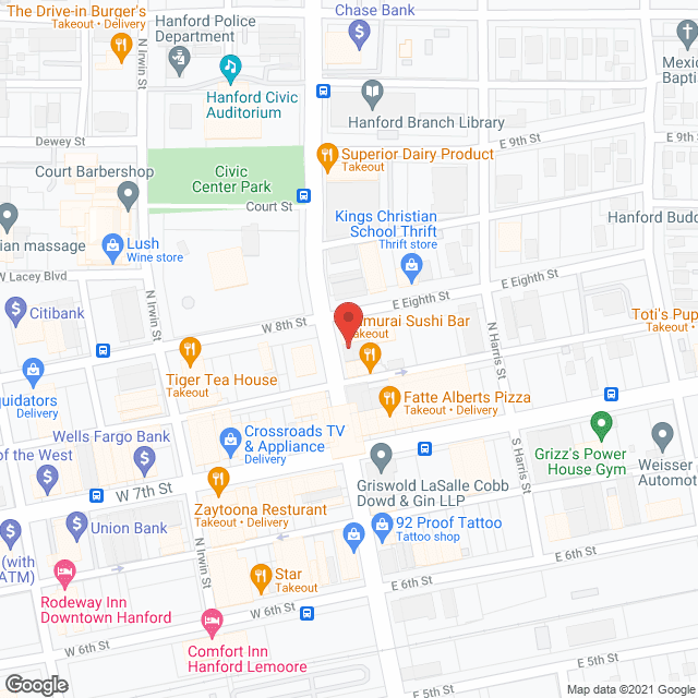 Kings Rehabilitation Ctr in google map