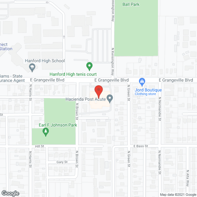 Hacienda Health Care in google map