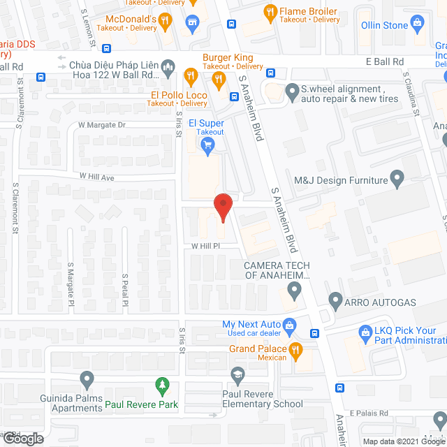 Anaheim Guest Home II in google map